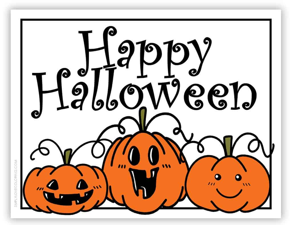 12 Happy Halloween Sign Printables (Free Pdf Downloads) - Simply pertaining to Printable Happy Halloween Sign