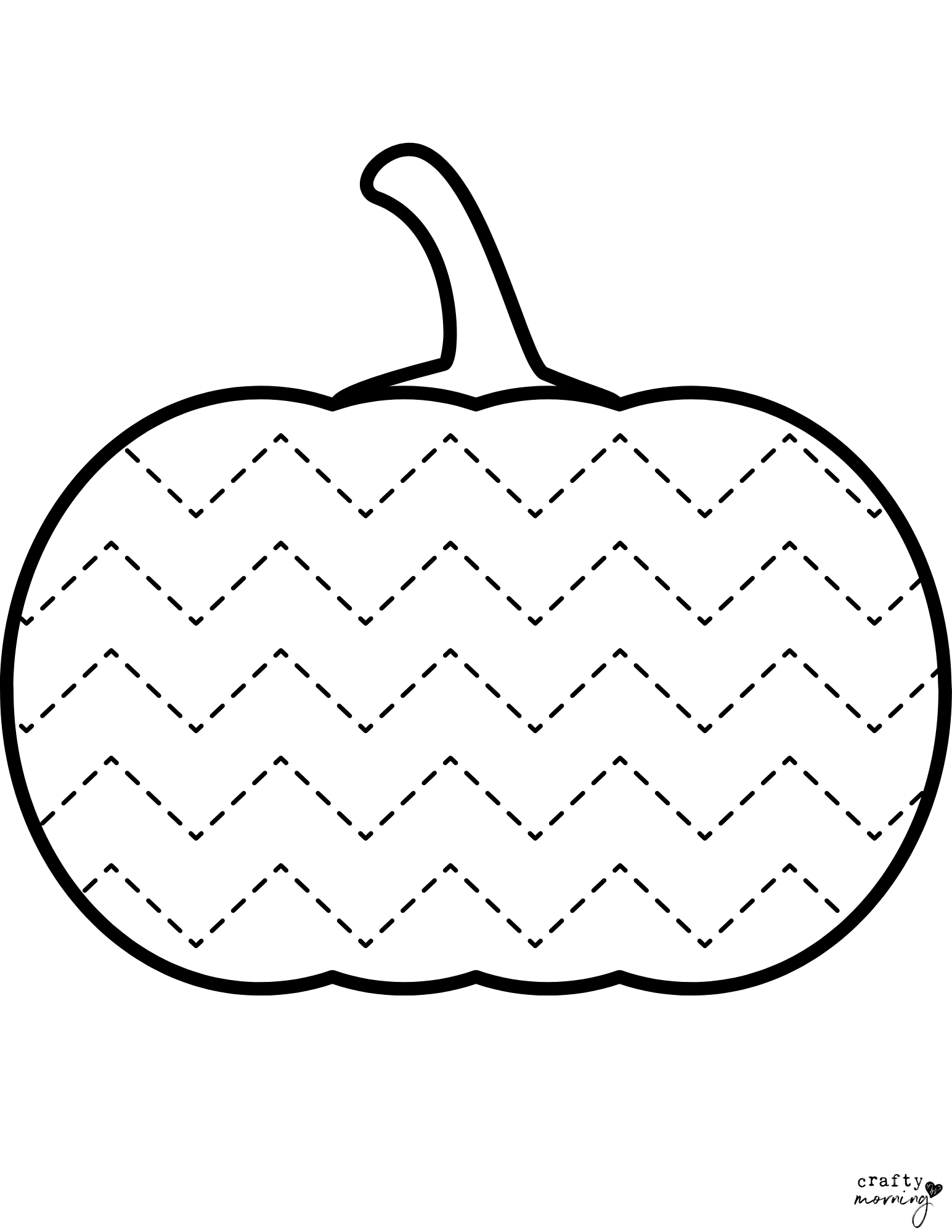 20 Free Pumpkin Outline Printables - Crafty Morning within Pumpkin Outline Template Printable