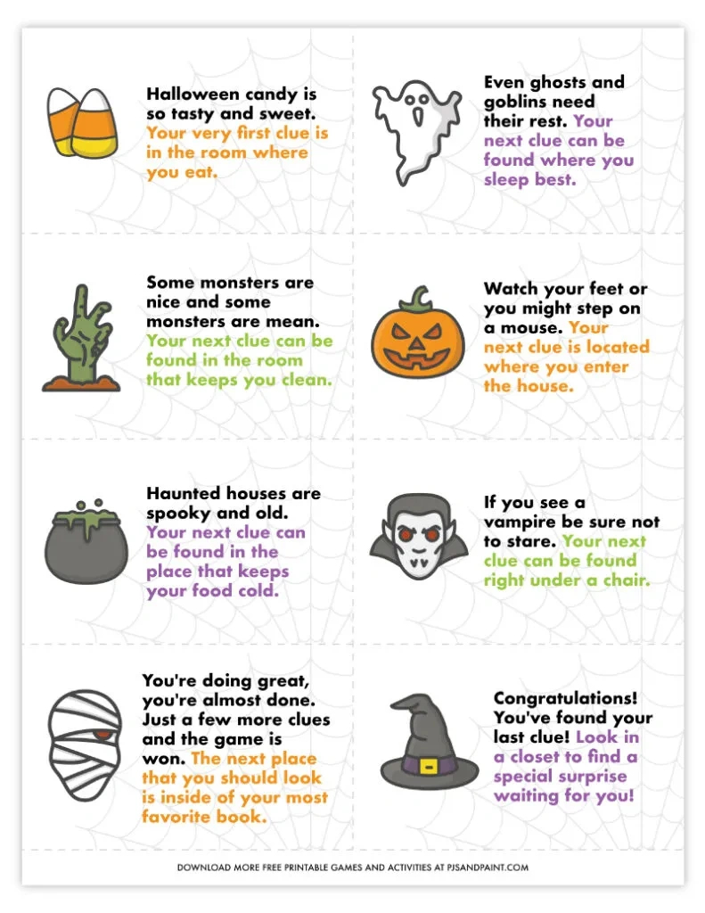 45 Free Printable Halloween Games And Activities - Pjs And Paint for This or That Halloween Game Printable