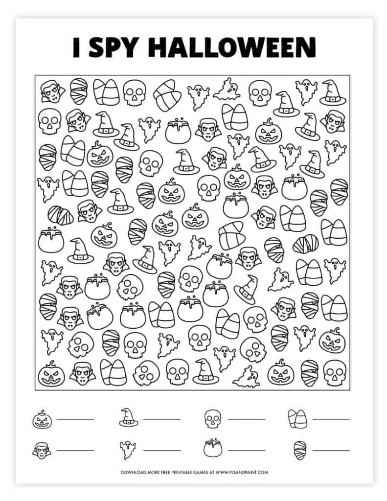 45 Free Printable Halloween Games And Activities - Pjs And Paint regarding This Or That Halloween Game Printable