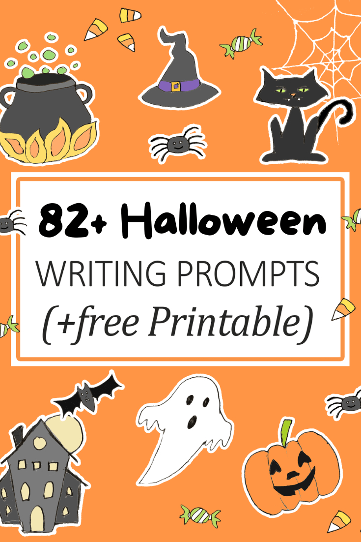 82+ Halloween Writing Prompts (+ Free Printable) | Imagine Forest intended for Halloween Writing Prompts Printable