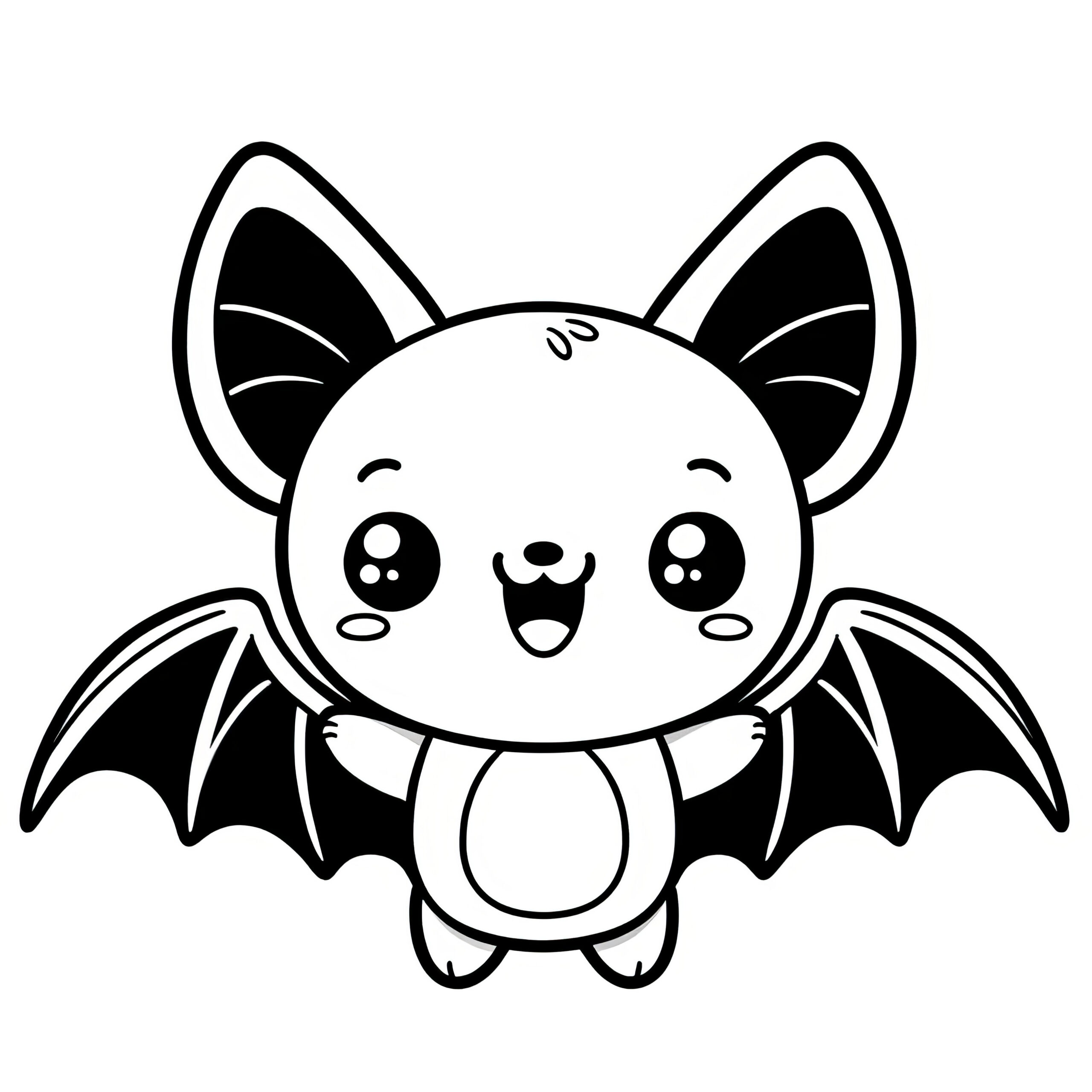 Bat: Simple Halloween Coloring Page For Children (Free) with regard to Halloween Bat Coloring Page Printable