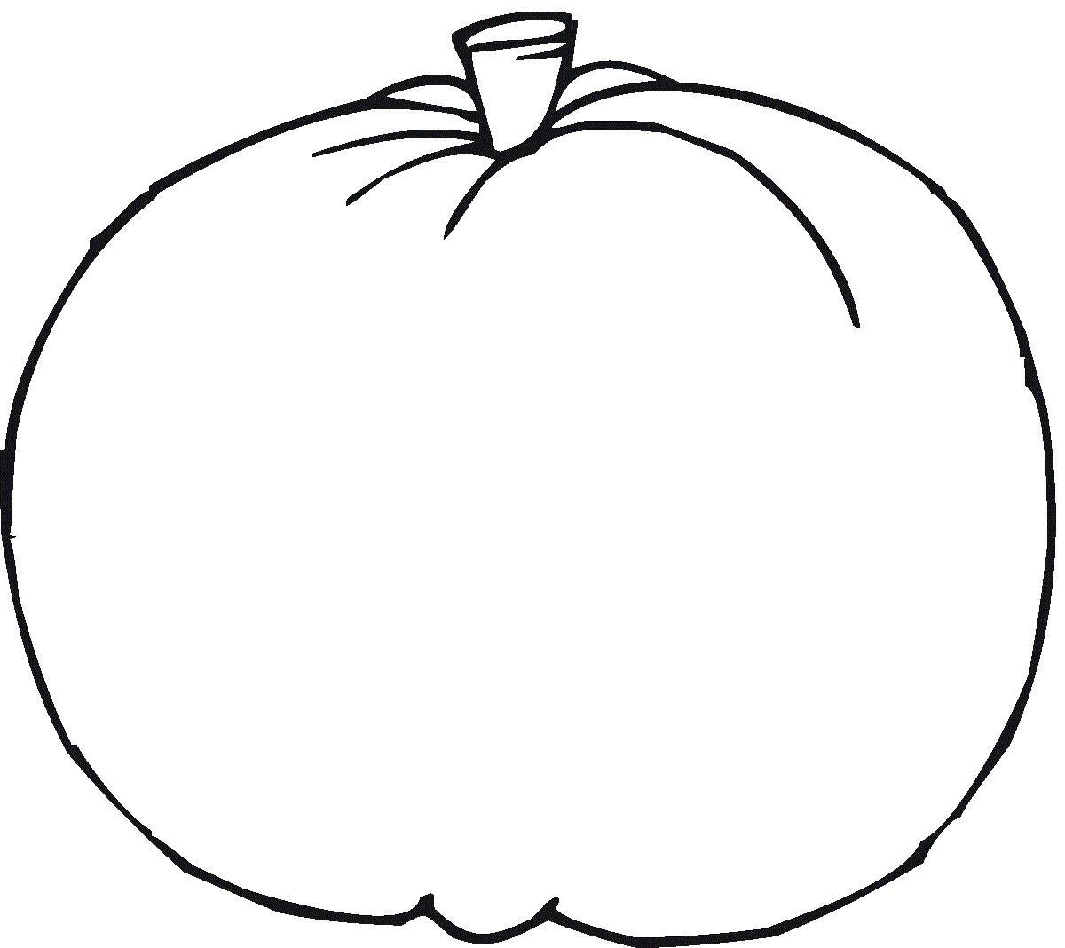 Blank Pumpkin Coloring Pages | Educative Printable intended for Halloween Blank Pumpkin Coloring Page Printable