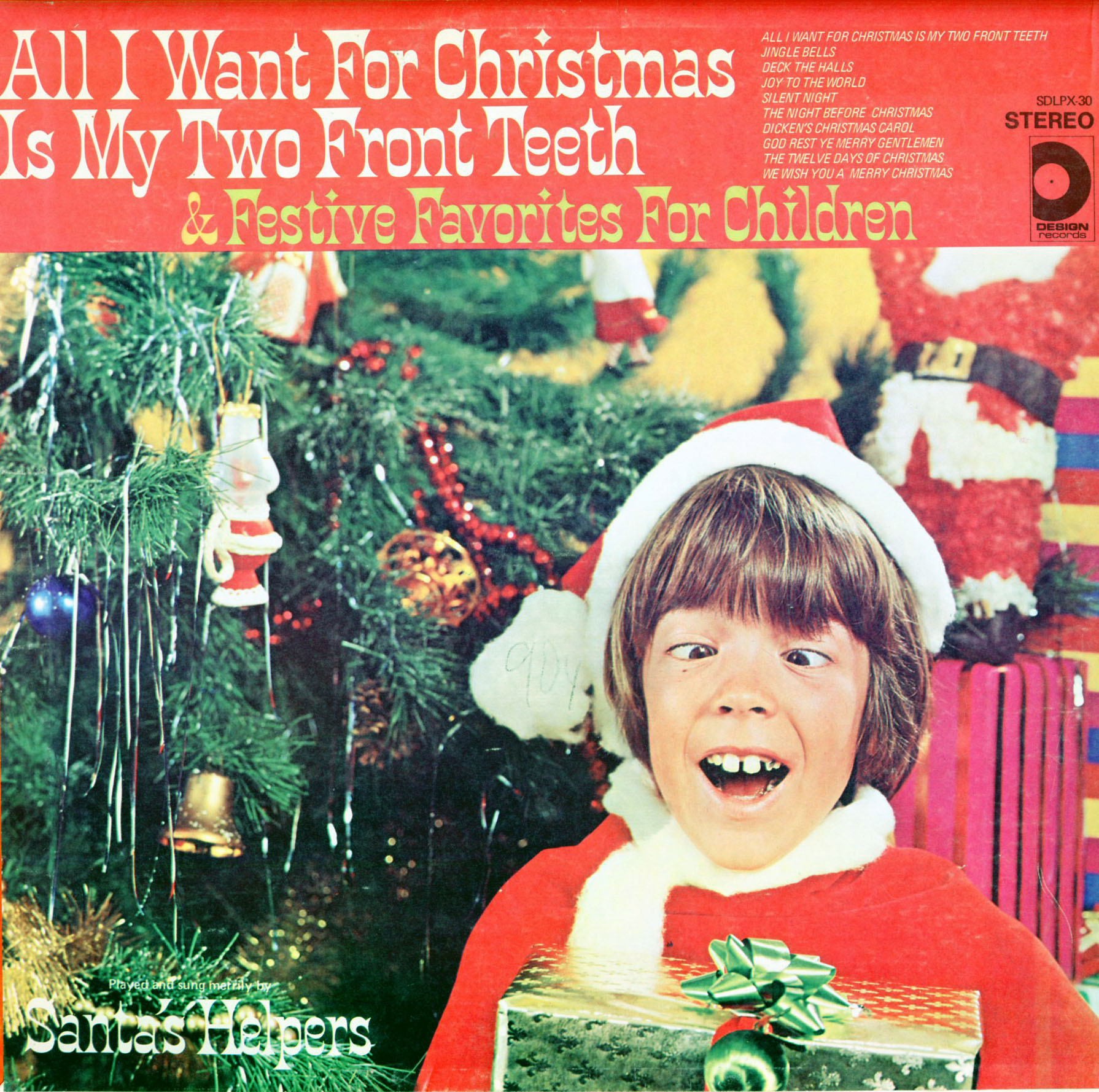 Cd - Santa&amp;#039;S Little Helpers All I Want For Christmas Is My Two Front Teeth within Printable All I Want for Christmas Is My Two Front Teeth Lyrics