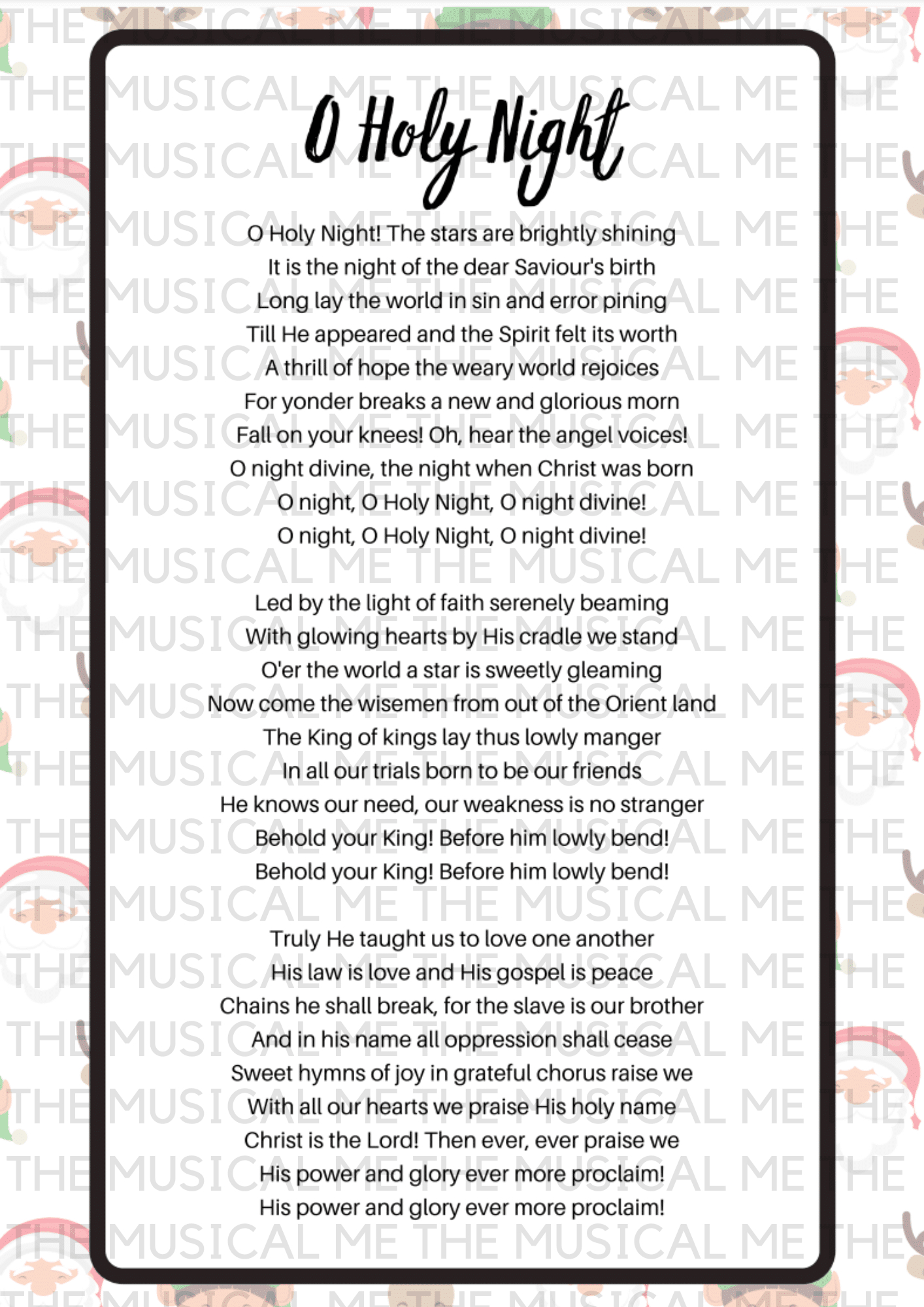 Christmas Carols Lyrics Sheets - Schools Music Market with regard to Christmas Carols Lyrics Sheets Printable