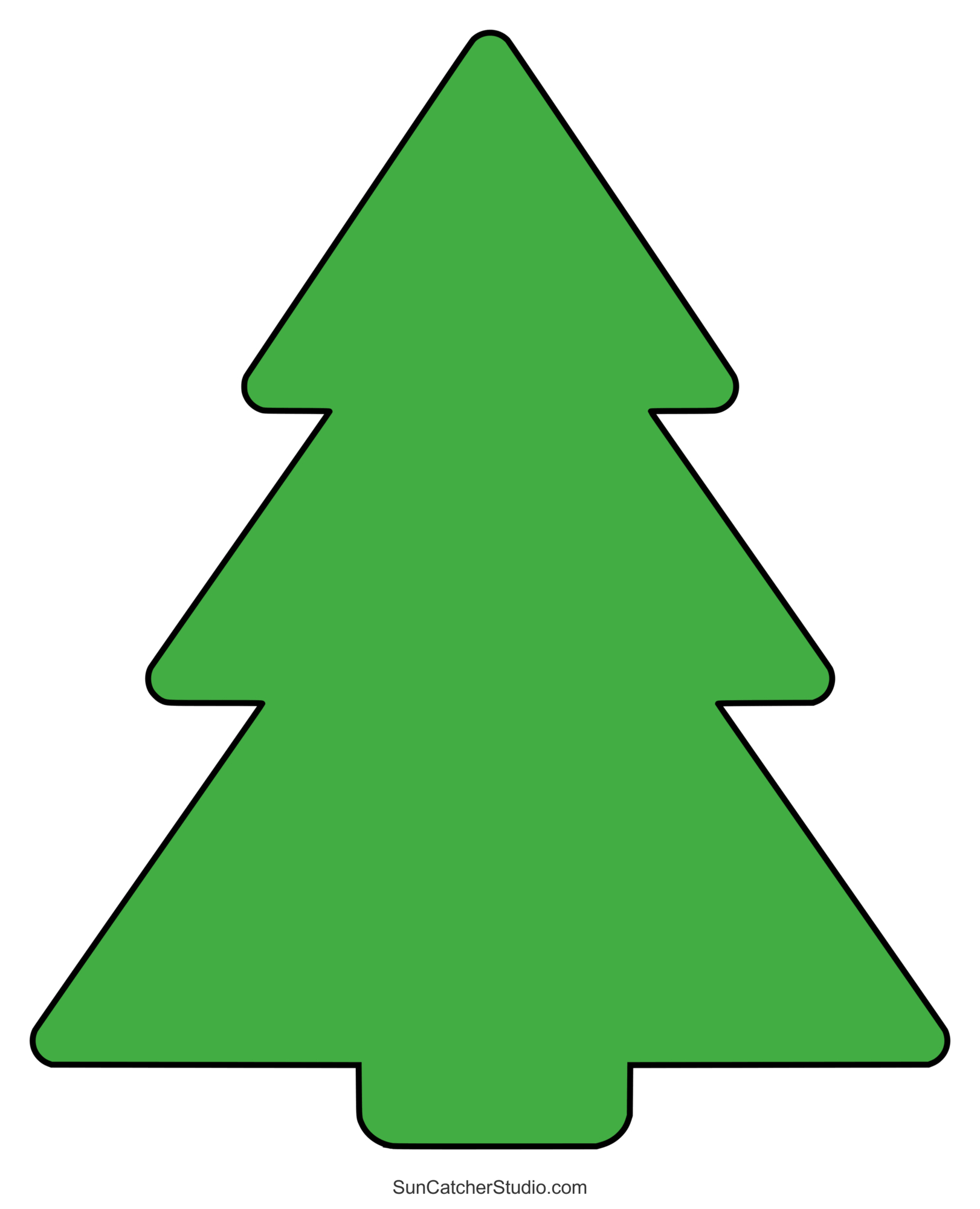 Christmas Tree Templates And Stencils (Free Printable Patterns intended for Large Christmas Tree Templates Printable