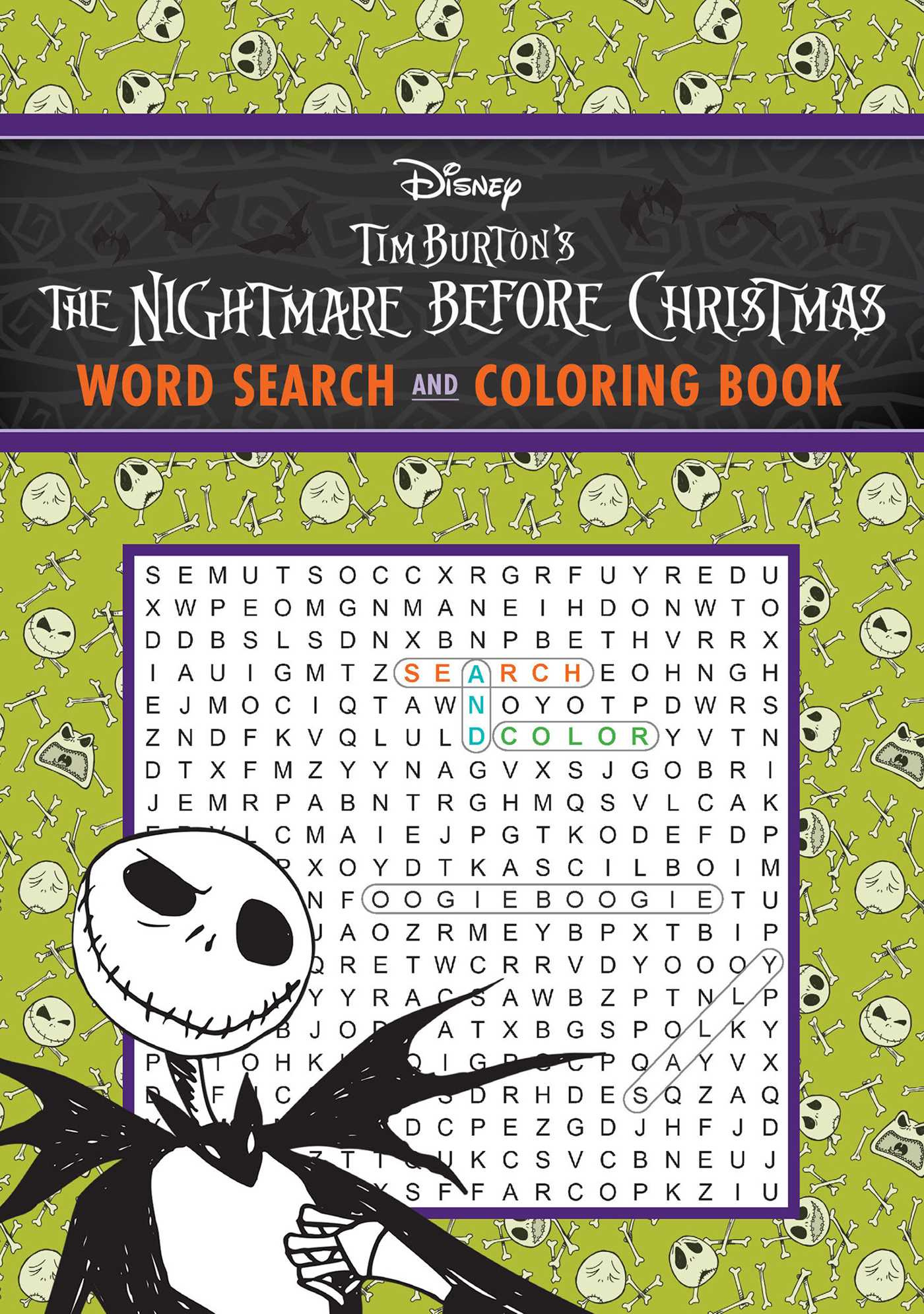 Disney Tim Burton'S The Nightmare Before Christmas Word Search And with regard to The Nightmare Before Christmas Word Search Printable