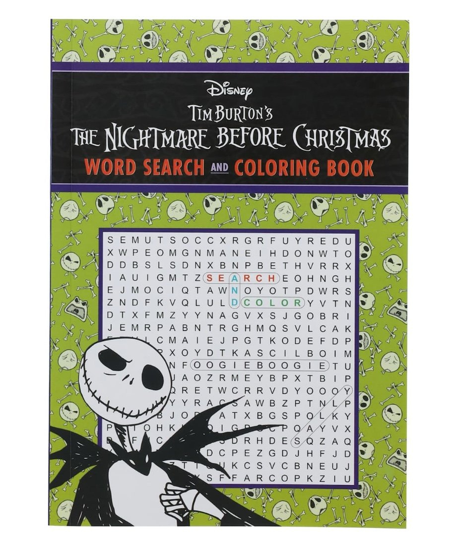 Disney Tim Burton'S The Nightmare Before Christmas Word Search intended for The Nightmare Before Christmas Crossword Printable