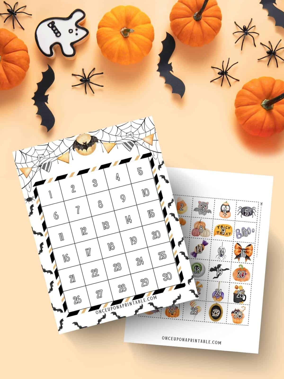 Free Halloween Countdown Calendar Printable - Once Upon A Printable within Halloween Countdown Calendar Printable