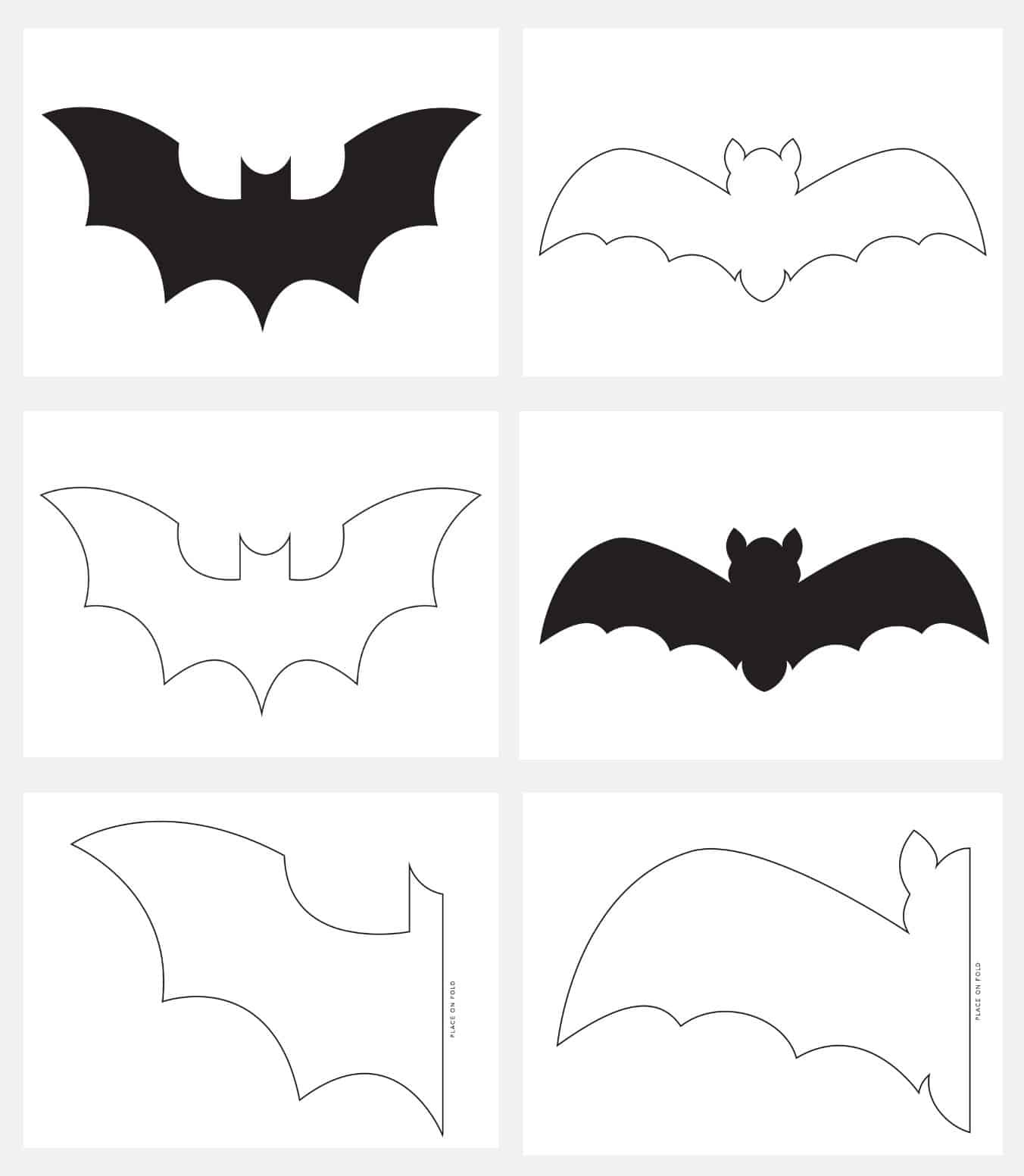 Free Printable Bat Template - Friday We&#039;Re In Love for Halloween Bat Template Printable