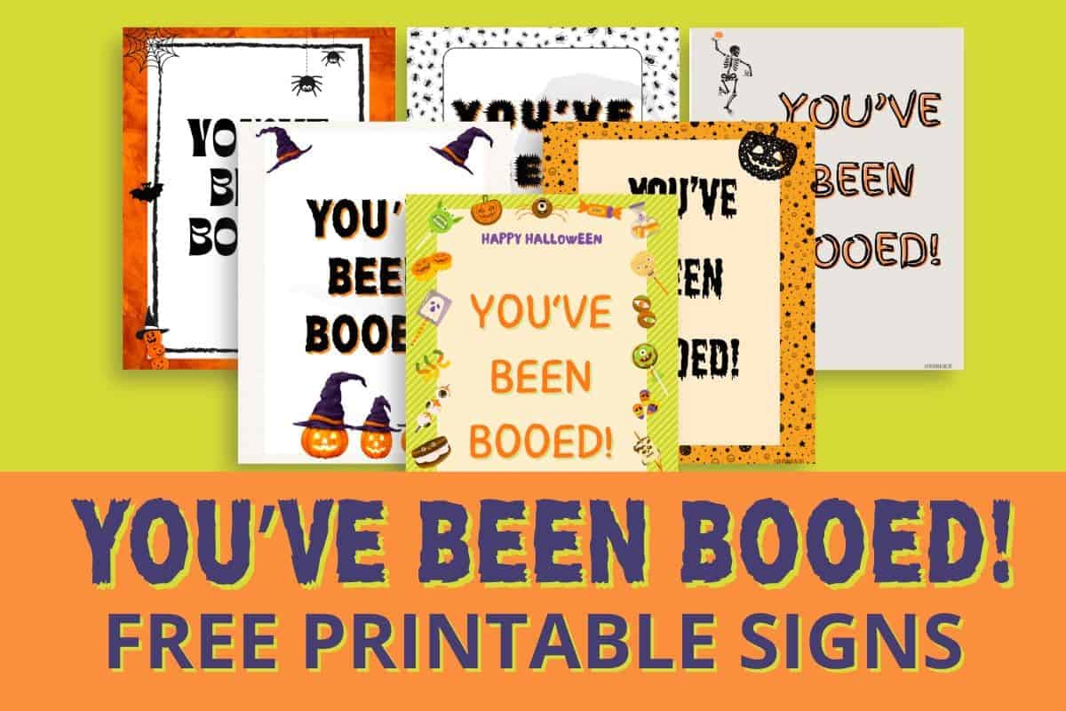 Free Printable You'Ve Been Booed Signs For Halloween ⋆ Love Our in Printable Halloween Boo Sign