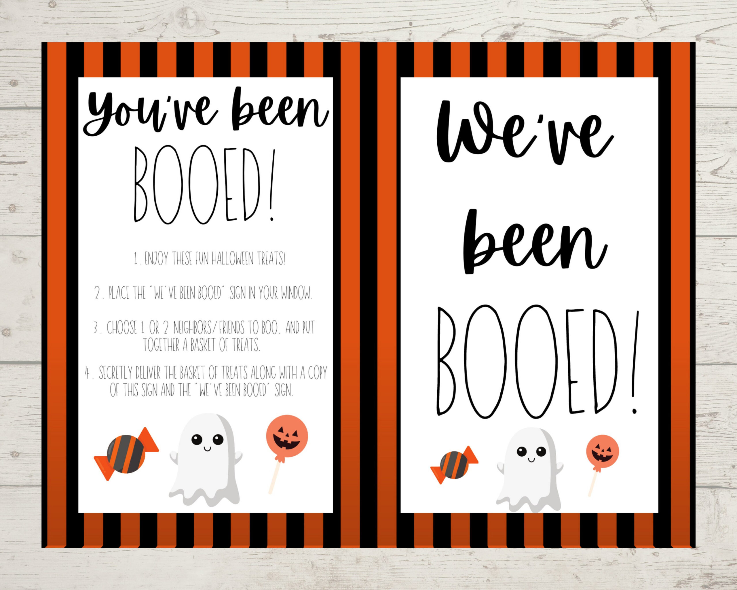 Halloween Booed Sign Printable-You'Ve Been Booed-We'Ve Been Booed inside Printable Halloween Boo Sign