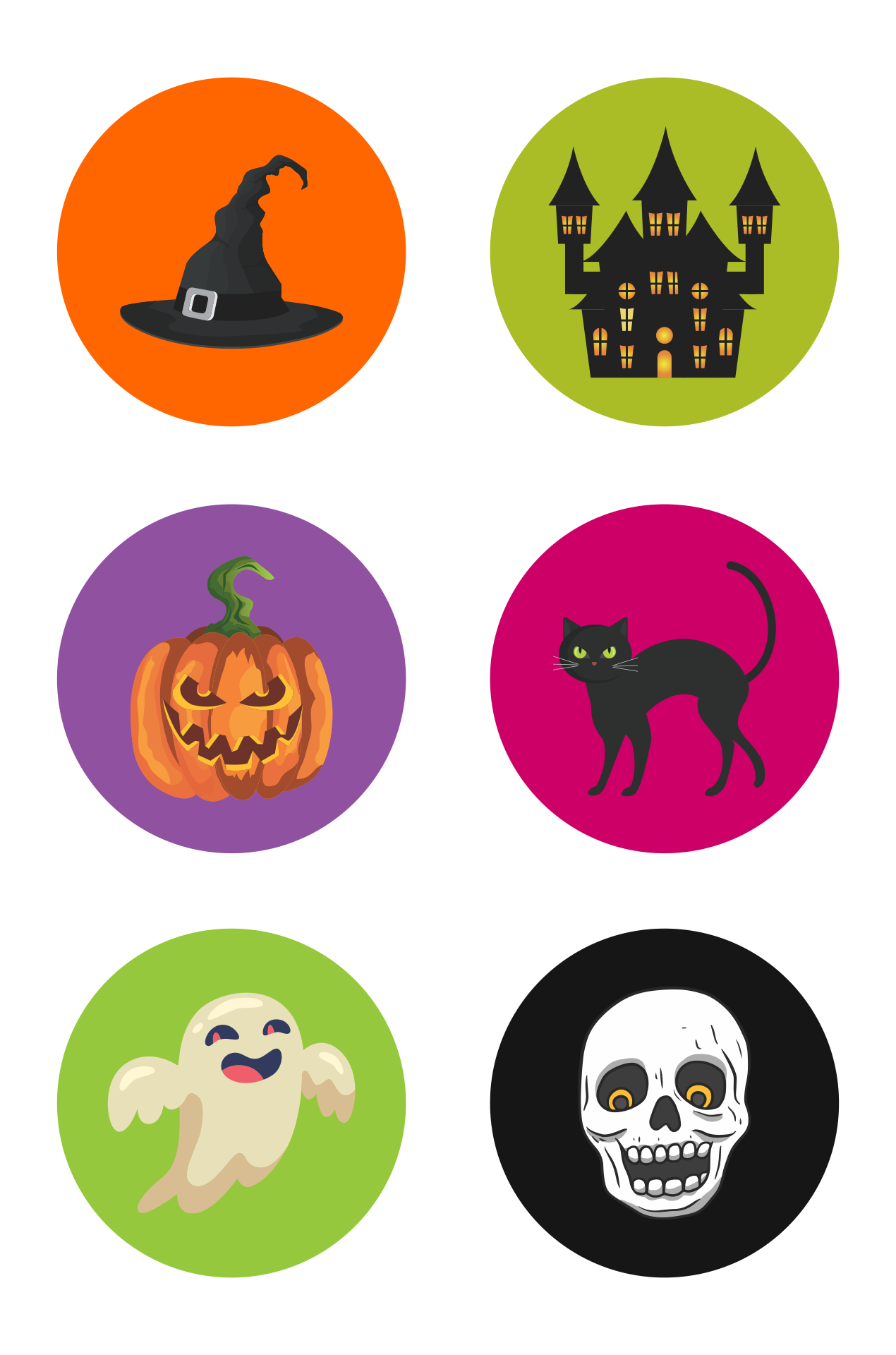 Halloween Cupcake Topper Templates - 15 Free Pdf Printables within Printable Halloween Cupcake Toppers