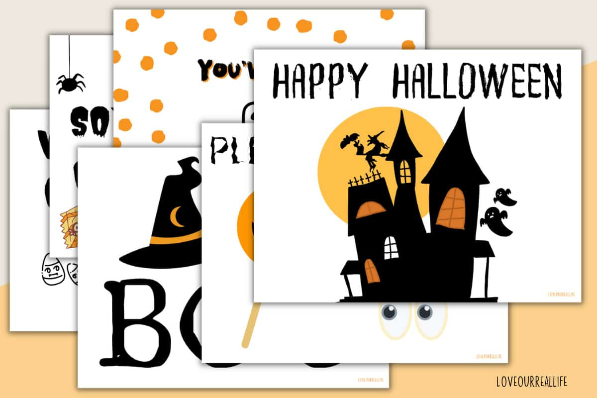 Printable Happy Halloween Sign - 19+ Free Printables ⋆ Love Our pertaining to Happy Halloween Sign Printable