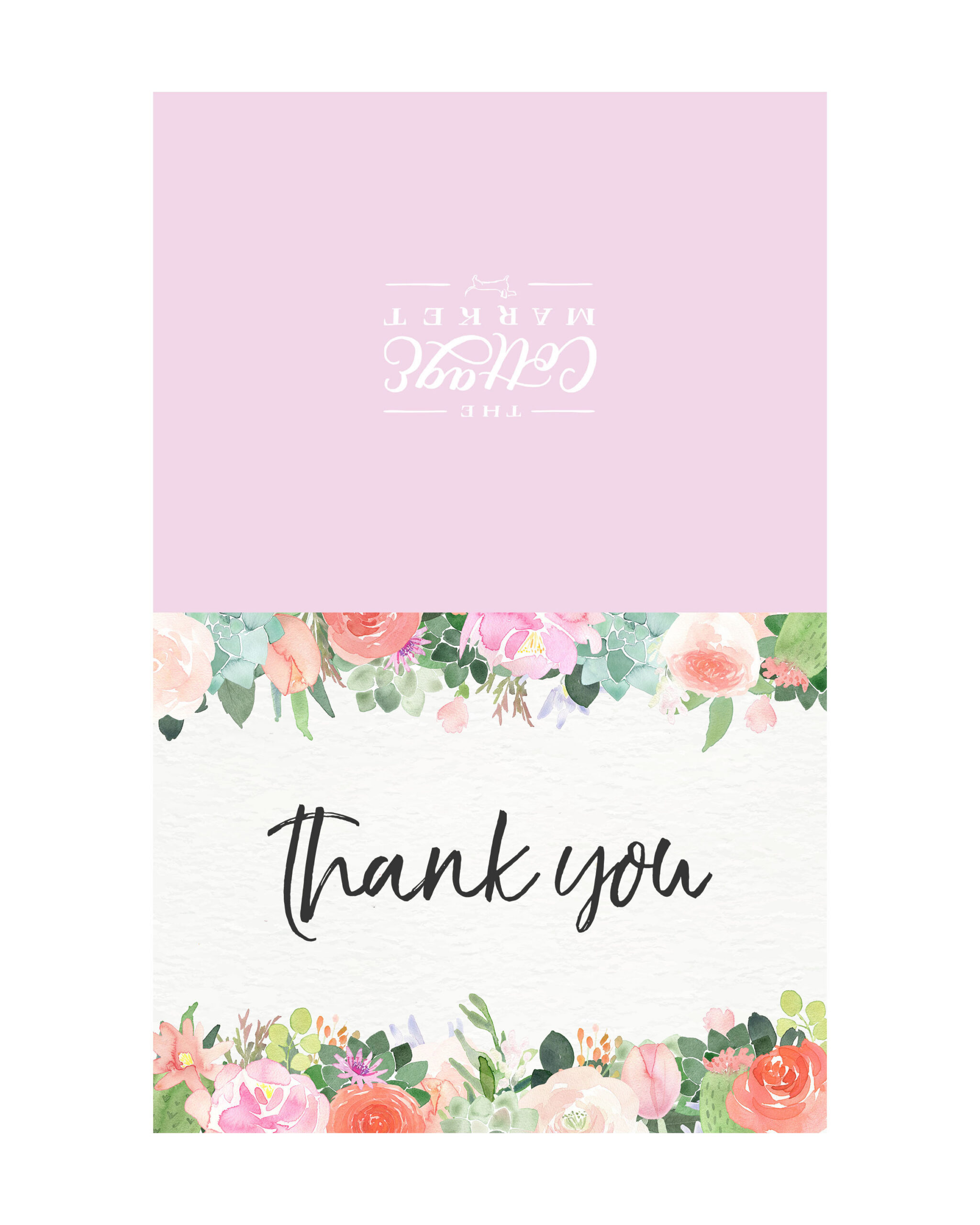 10 Free Printable Thank You Cards You Can&amp;#039;T Miss - The Cottage Market in Free Thank You Cards Online Printable