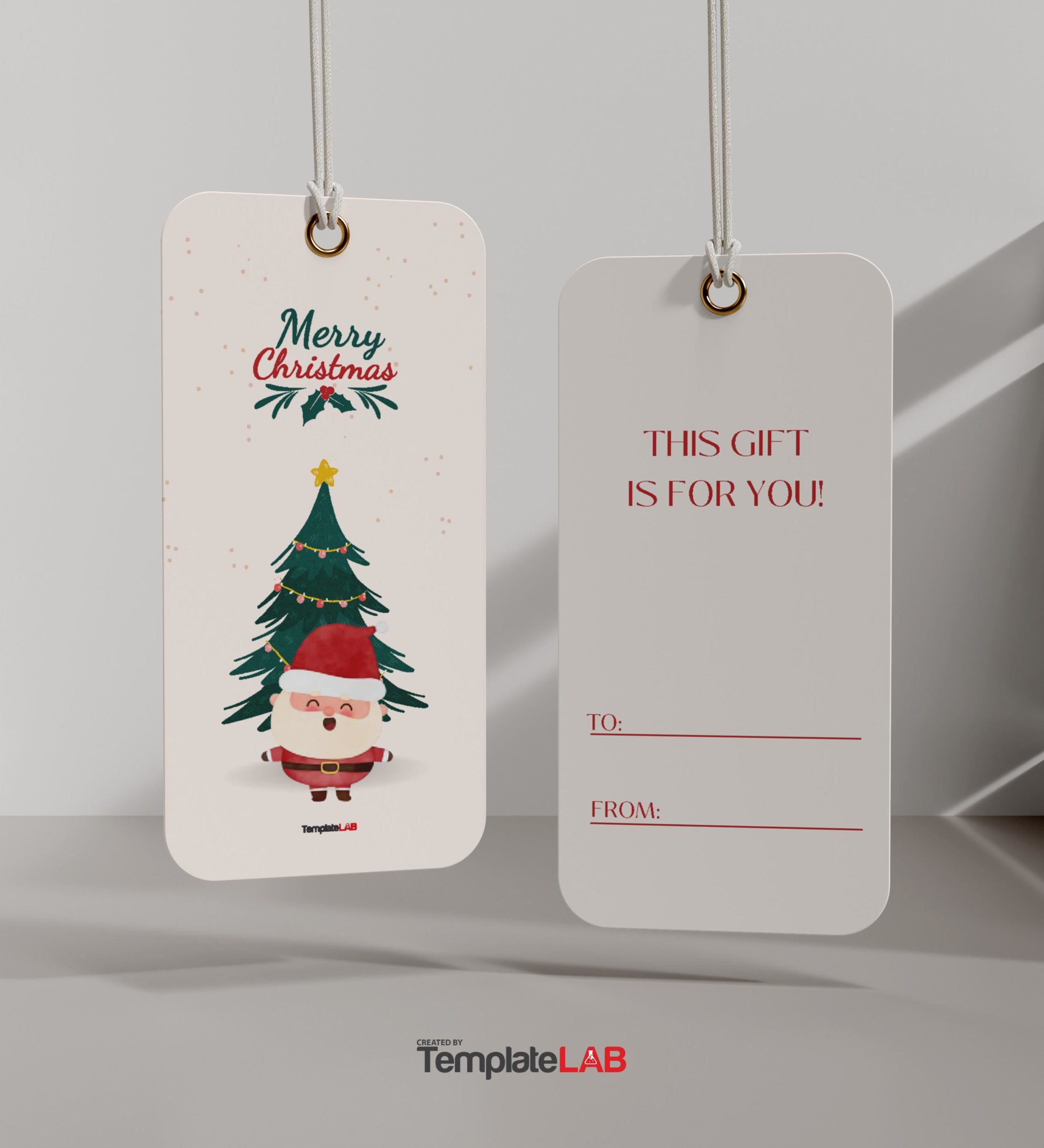 19 Free Editable Gift Tag Templates [Word, Pptx, Psd] regarding Free Printable Christmas Tags Editable Word