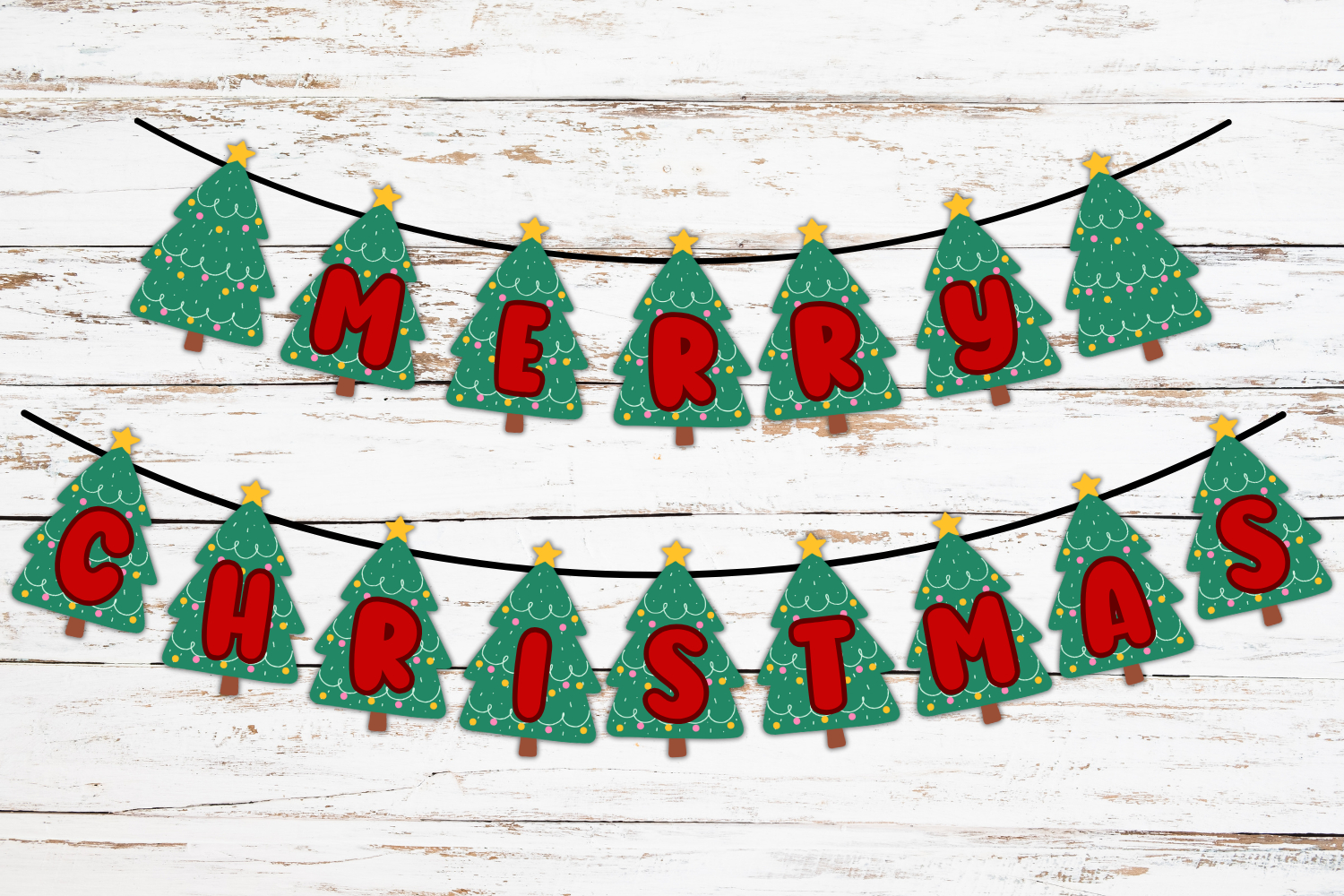 6 Cute Merry Christmas Banners (Free Printables) - Cassie Smallwood with Merry Christmas Printable Banner