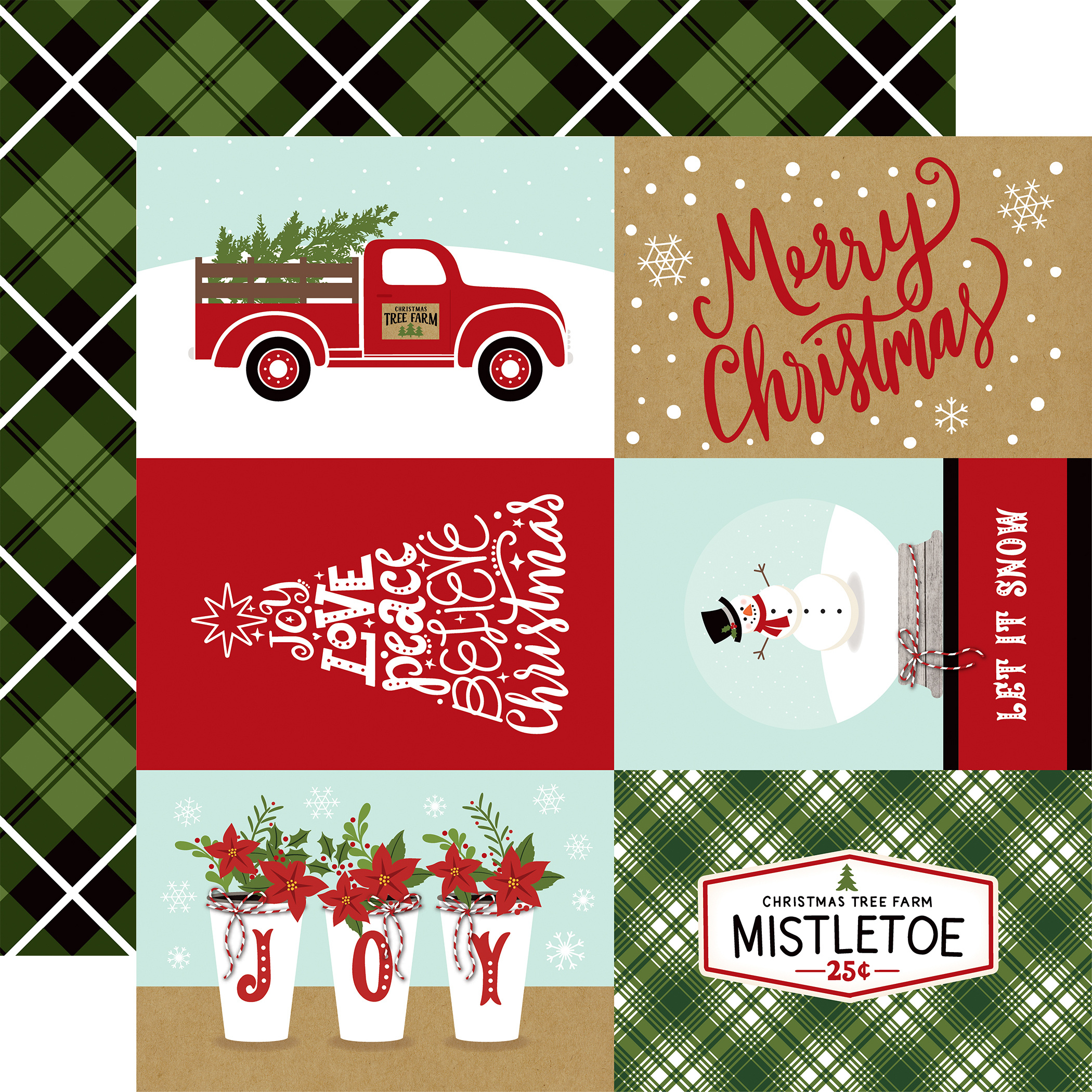 Celebrate Christmas: 4X6 Journaling Cards 12X12 Patterned Paper with regard to Christmas Card Stock 4X6 Printable