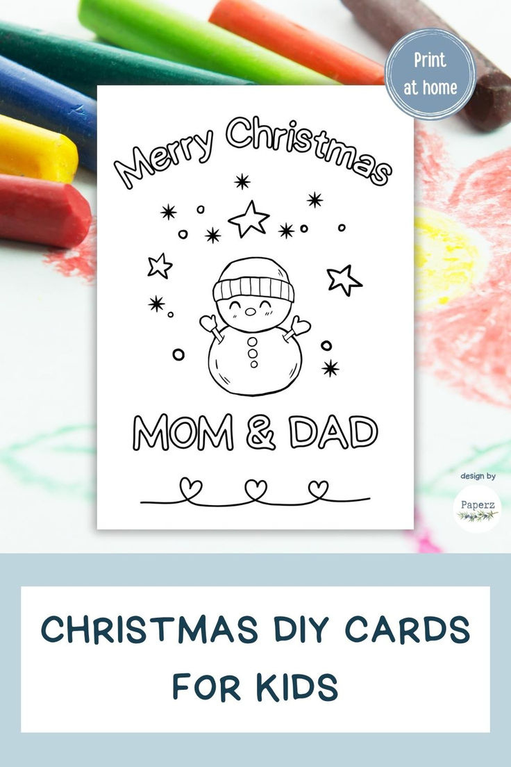 Christmas Diy Card For Parents | Merry Christmas Mom Dad, Mother regarding Free Printable Christmas Card For Mom
