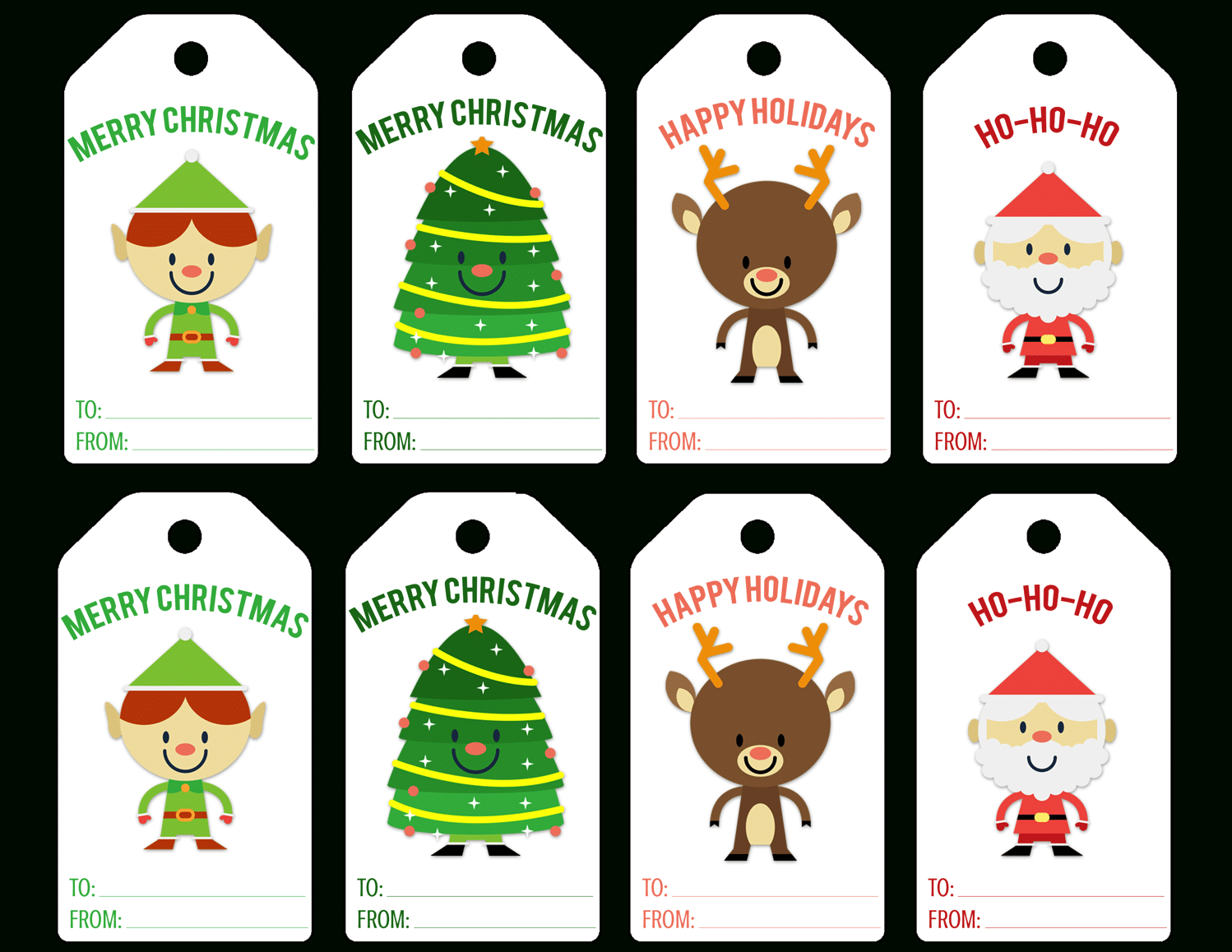 Christmas Printable Gift Tags - Printable Party Favors with Christmas Tags Printable Free Download