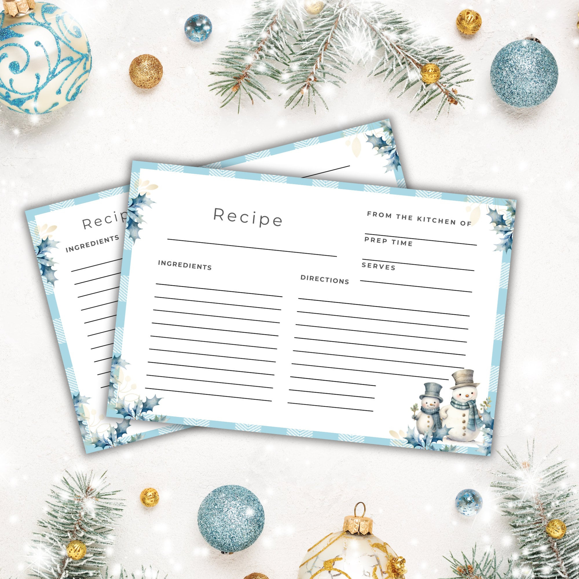 Christmas Recipe Cards Printable, Printable Holiday Recipe Cards with regard to Printable Christmas Card Stock For Recipes