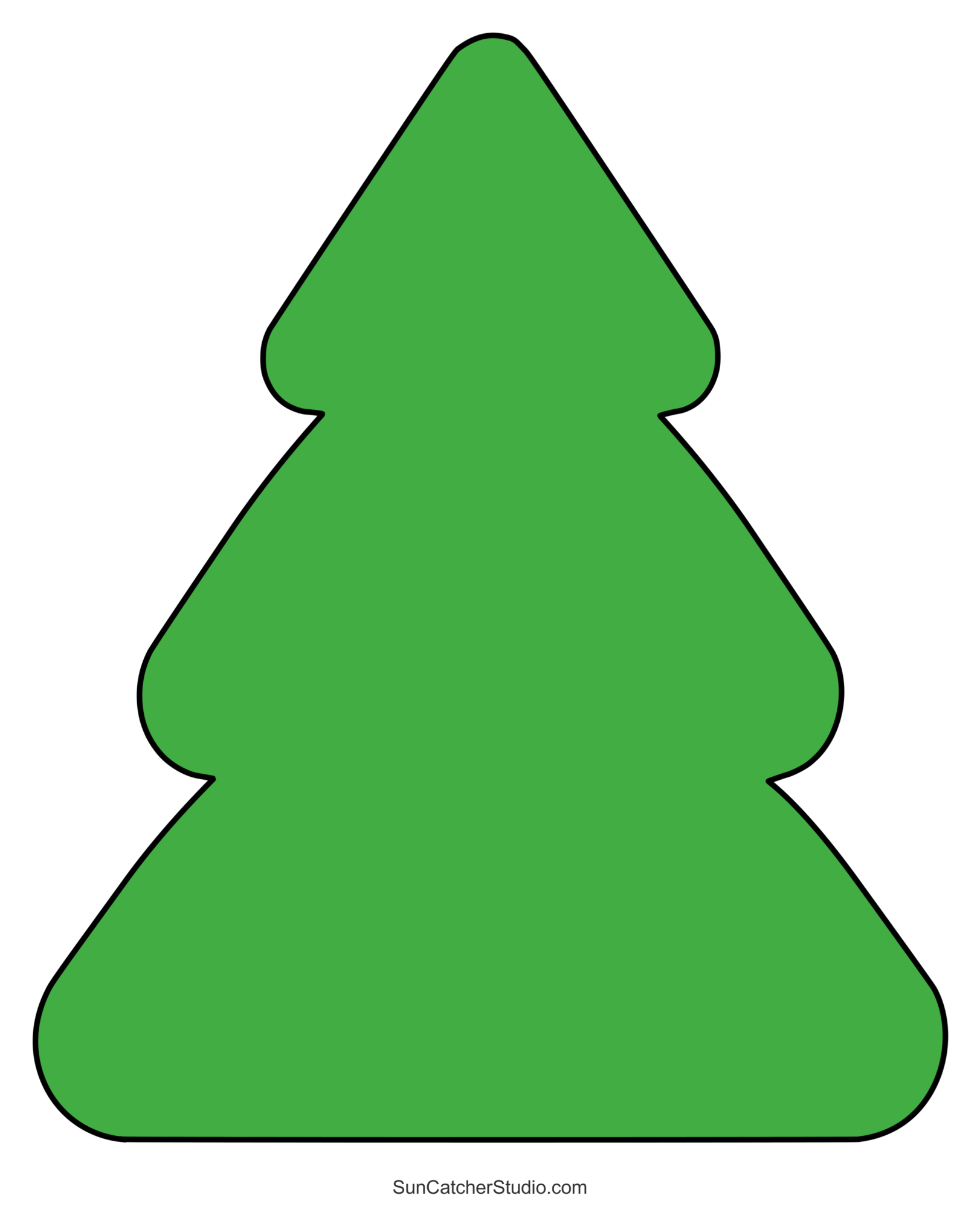 Christmas Tree Templates And Stencils (Free Printable Patterns within Christmas Tree Printable