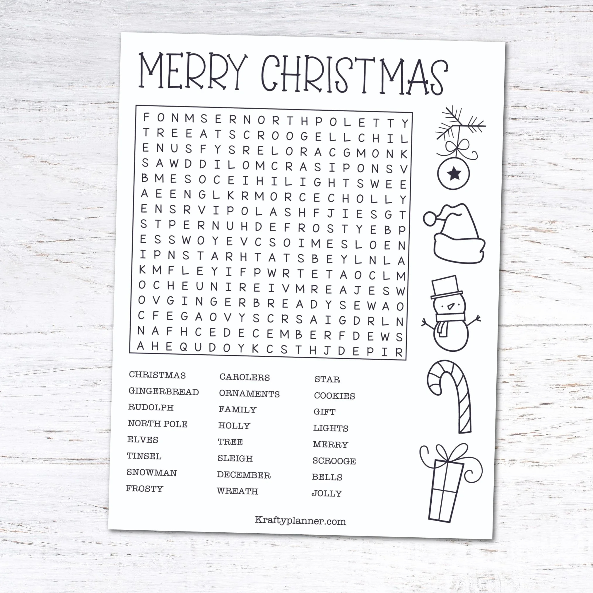 Day 9: Christmas Word Search {12 Days Of Free Christmas Printables regarding Word Search Christmas Printable
