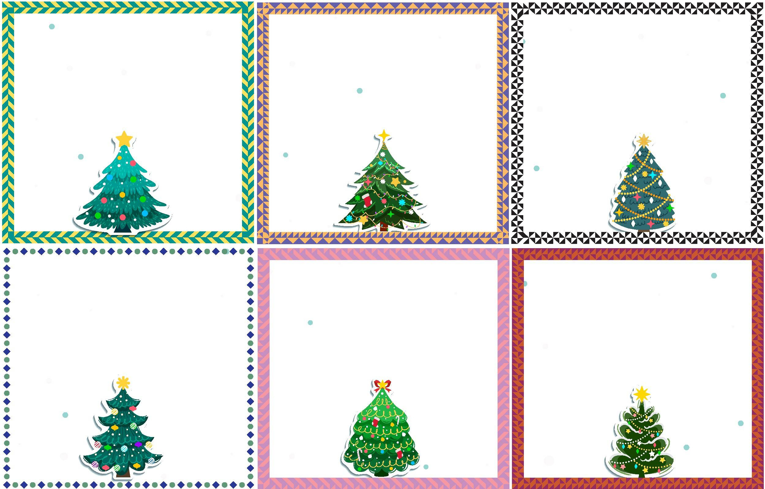 Editable Christmas Gift Tags - Christmas Tree Template - Name Tags intended for Christmas Tree Tags Printable