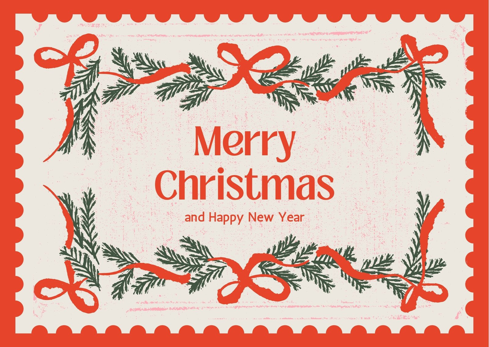Free Custom Printable Christmas Card Templates | Canva inside Small Printable Christmas Card