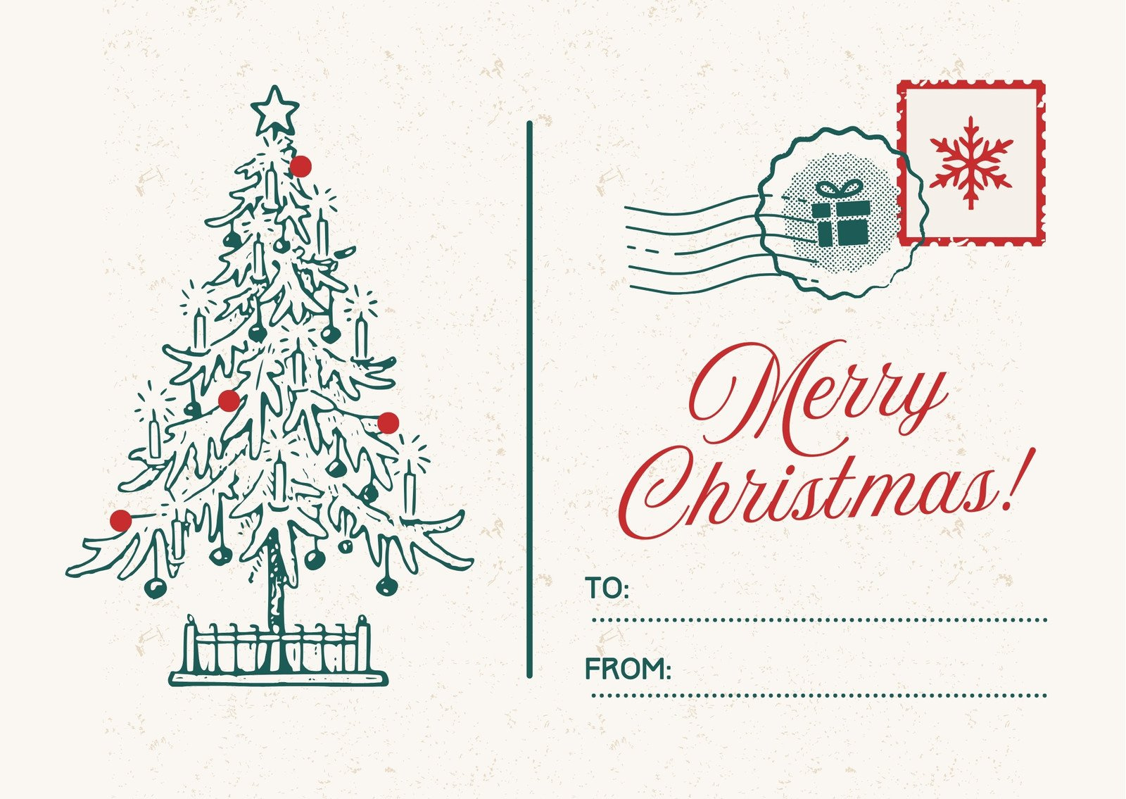 Free Custom Printable Christmas Card Templates | Canva intended for Christmas Card Design