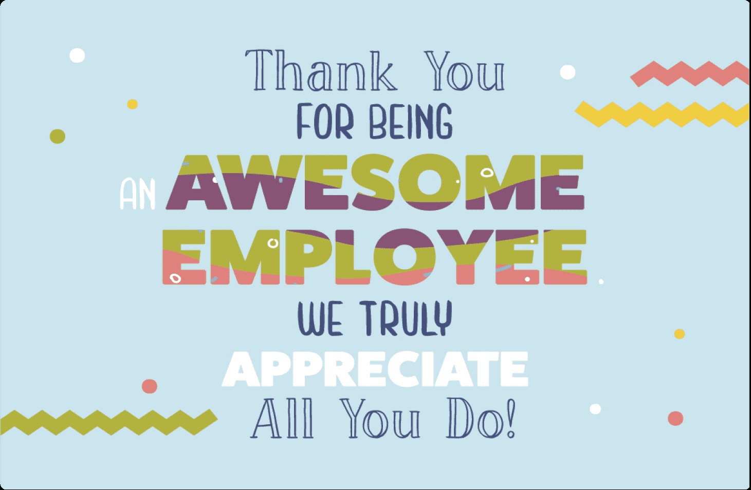 Free Employee Appreciation Ideas &amp;amp; Printables: No Cost Recognition regarding Free Printable Employee Thank You Cards