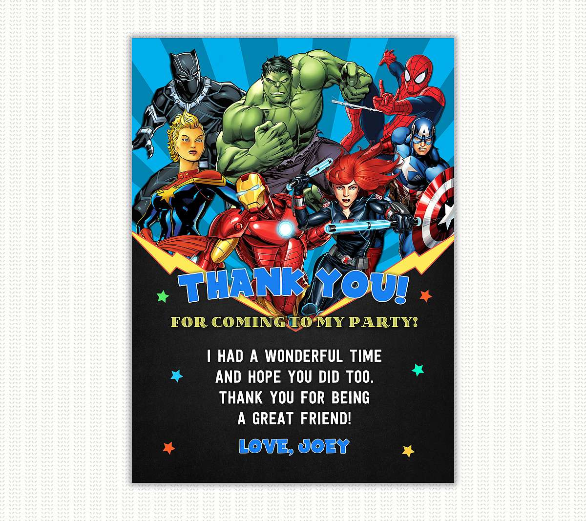 Free Free Printable Avengers Thank You Tags, Download Free Free in Avengers Thank You Cards Printable