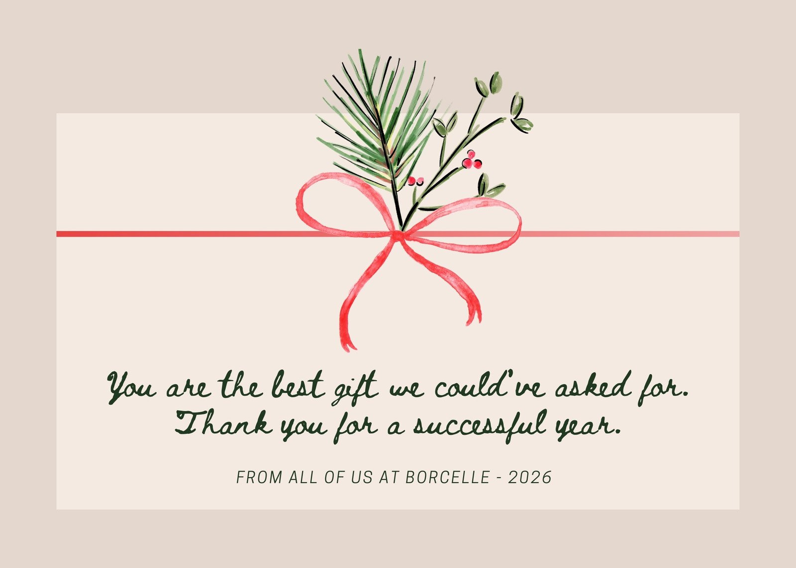 Free Printable Business Holiday Card Templates | Canva intended for Printable Christmas Card Messages