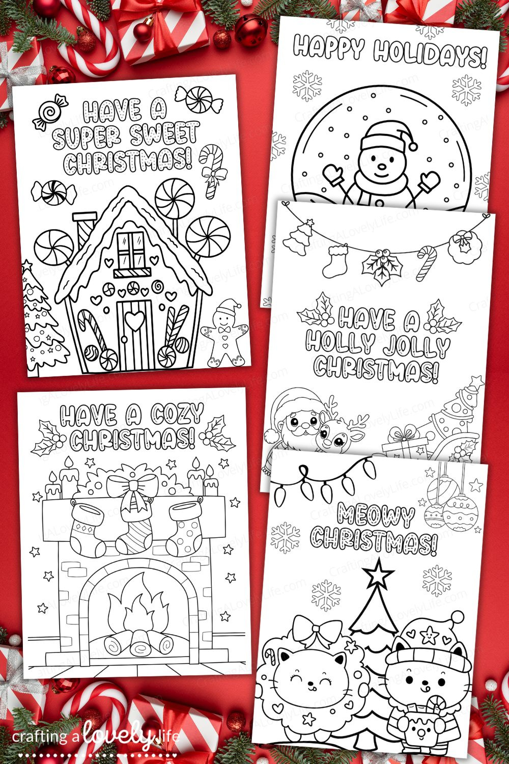 Free Printable Christmas Cards To Color throughout Printable Christmas Card Coloring Pages