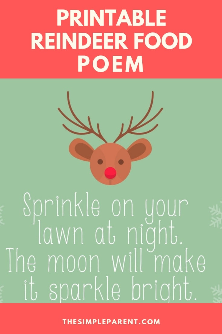 Free Printable Reindeer Food Poem & Farmhouse Bucket Craft - The pertaining to Reindeer Food Poem Free Printable