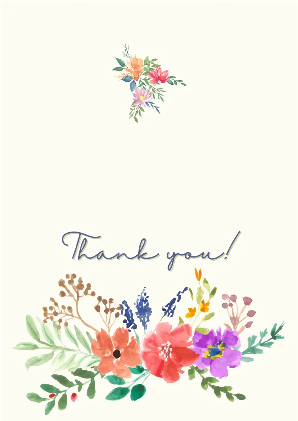 Free Thank You Card Template For Google Docs with Free Printable And Editable Thank You Cards