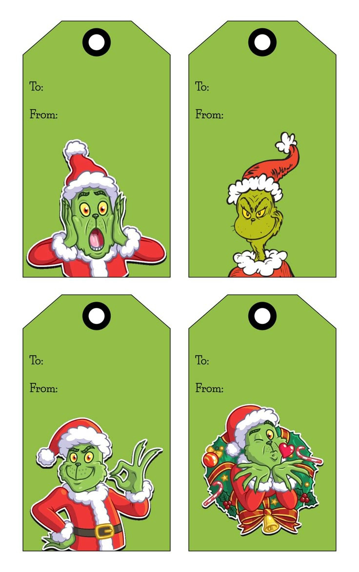 Grinch Pills Tags - 10 Free Pdf Printables | Printablee inside Printable Grinch Christmas Tags