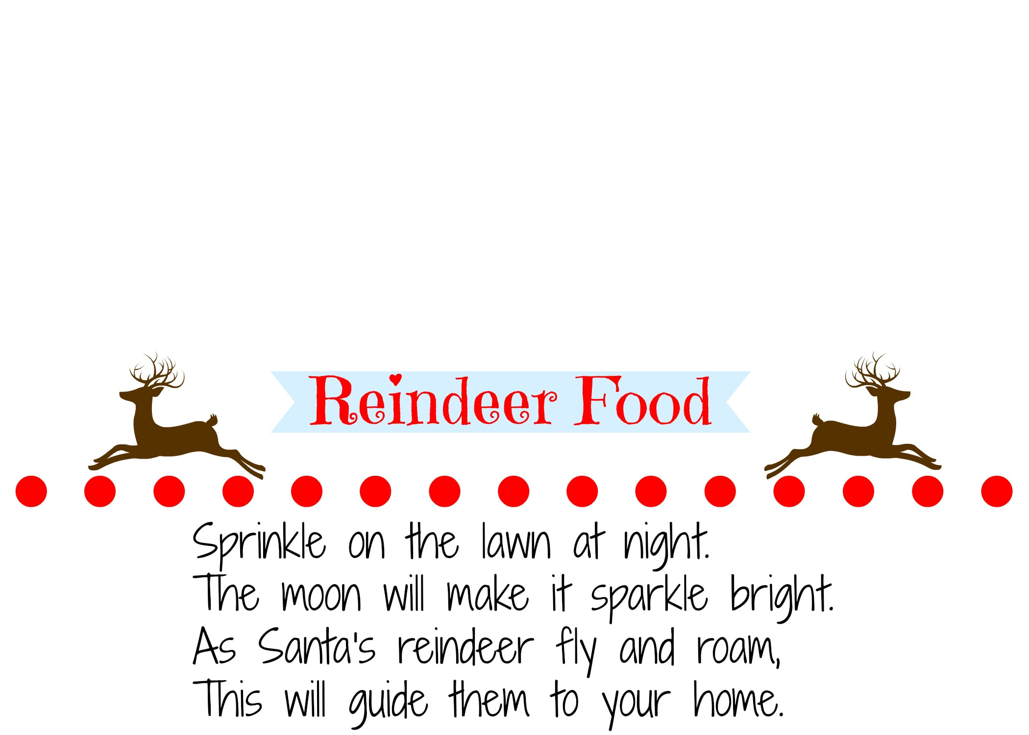 Homemade Reindeer Food Recipe With Printable Labels with regard to Reindeer Food Printable