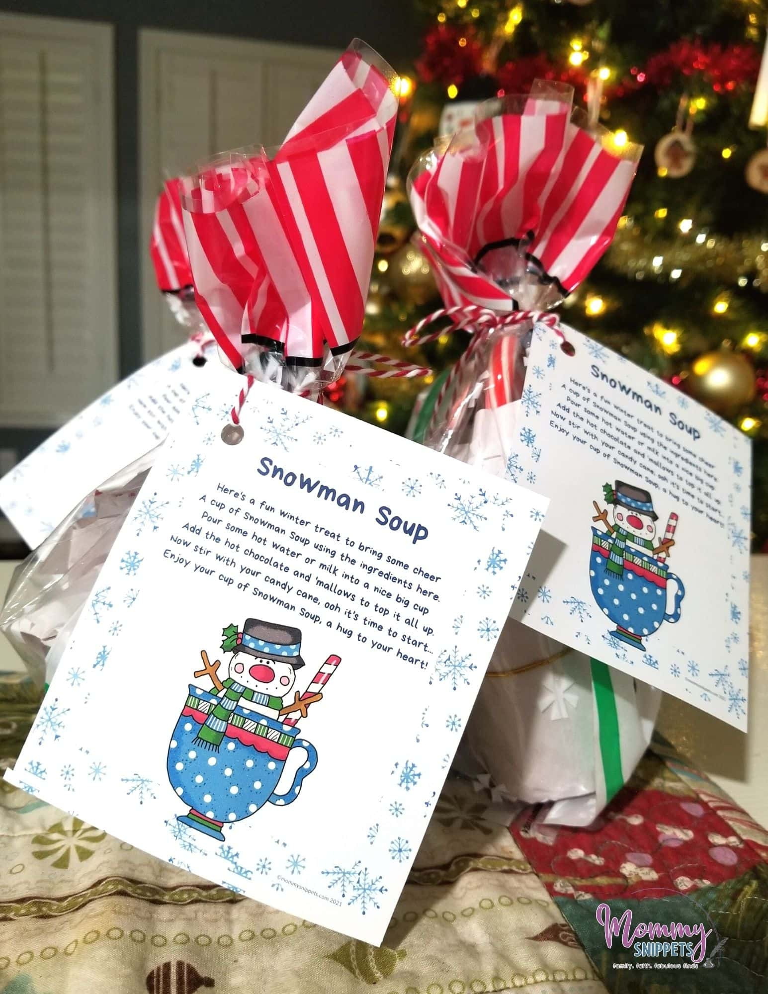 How To Make Snowman Soup Recipe + Free Printable Treat Tag in Snowman Soup Recipe Printable