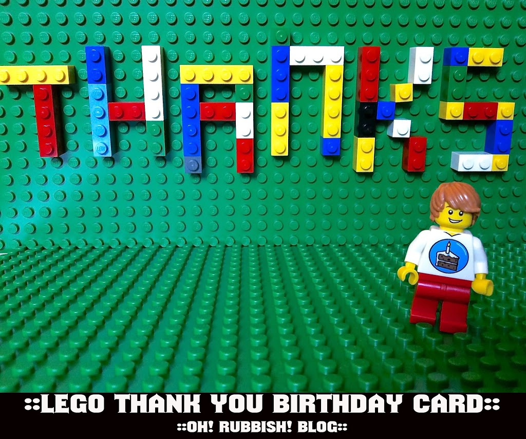 Lego Thank You Card :: Free Lego Party Printables :: Birthday intended for Lego Thank You Cards Printable Free