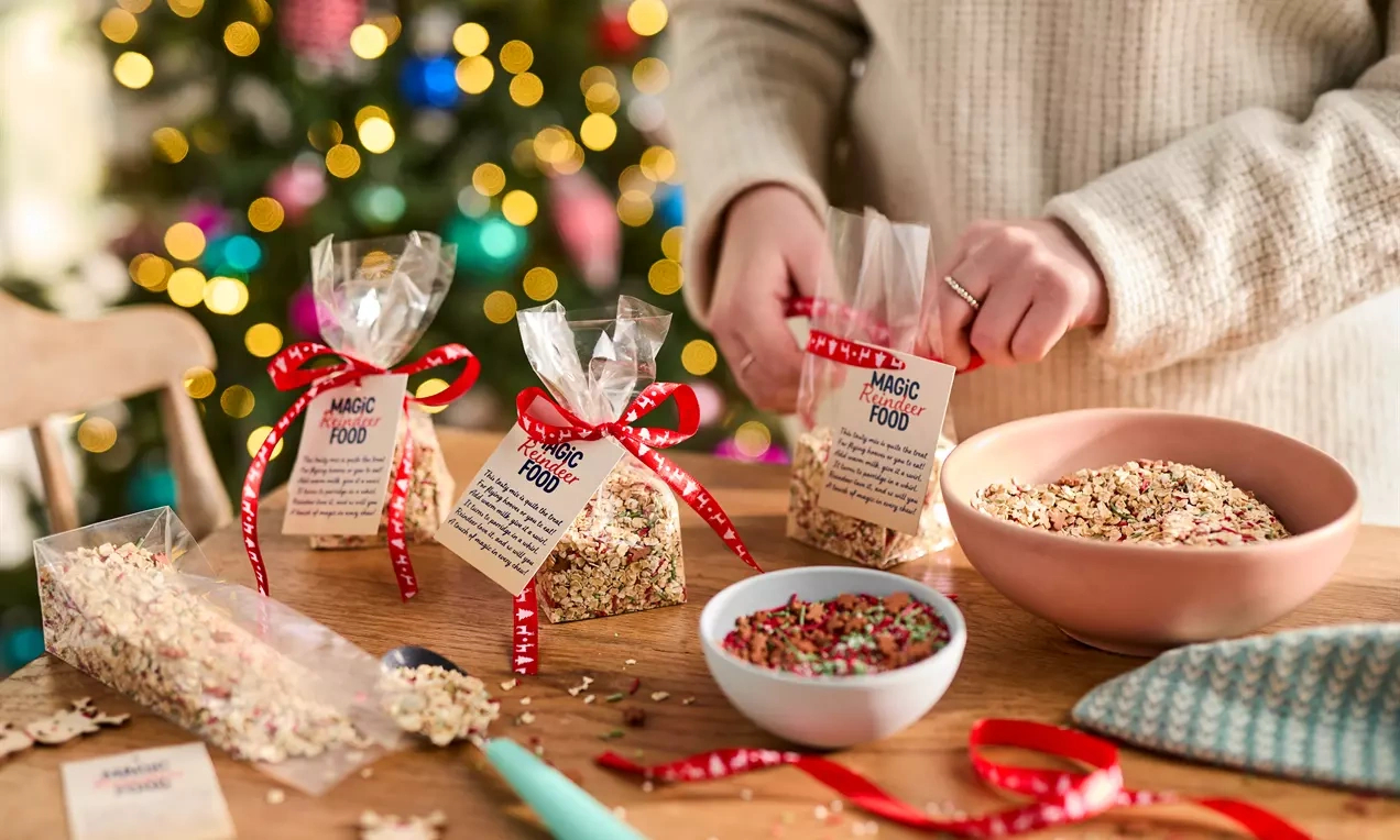 Magical Reindeer Food inside Reindeer Food Recipe