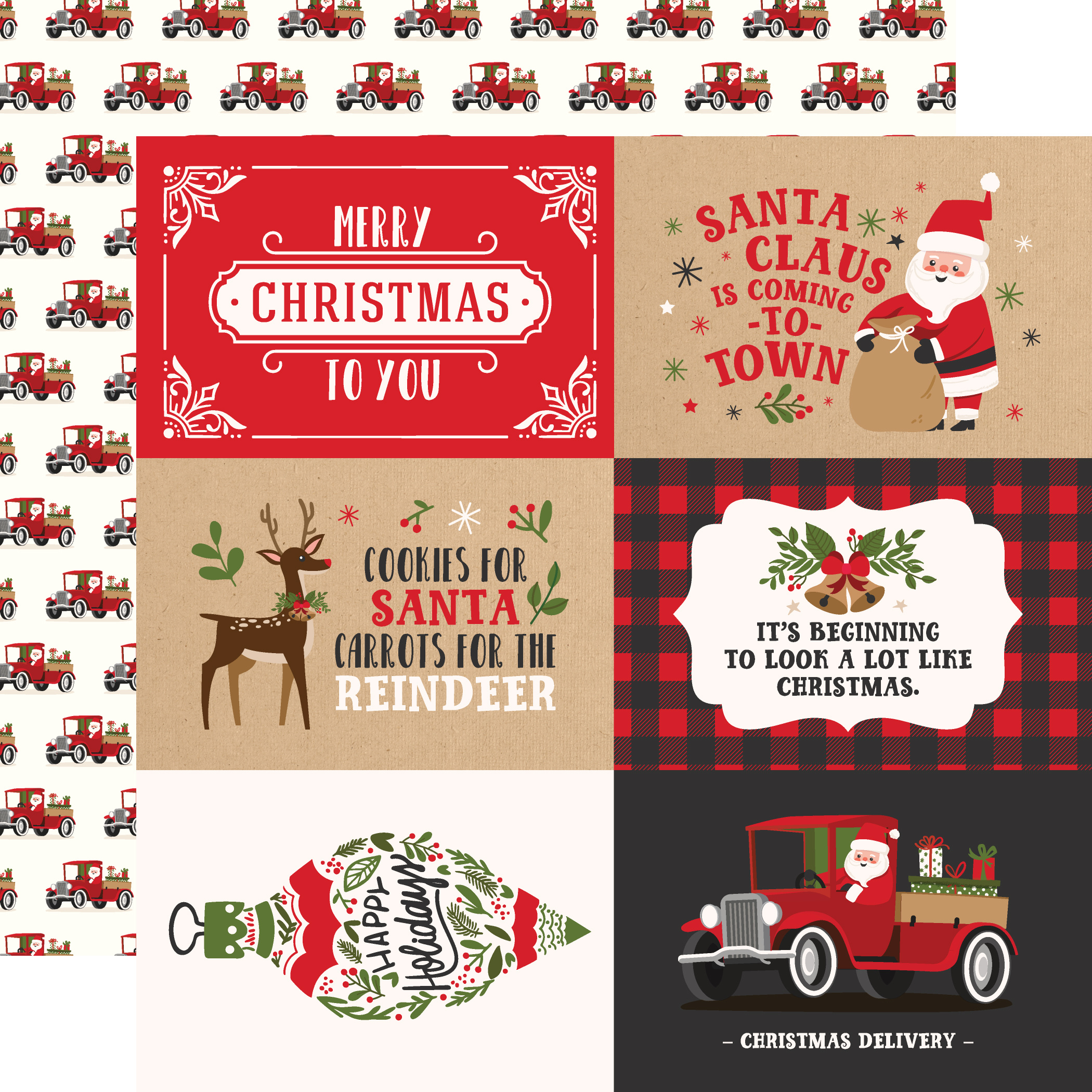 My Favorite Christmas: 4X6 Journaling Cards 12X12 Patterned Paper within Christmas Card Stock 4X6 Printable