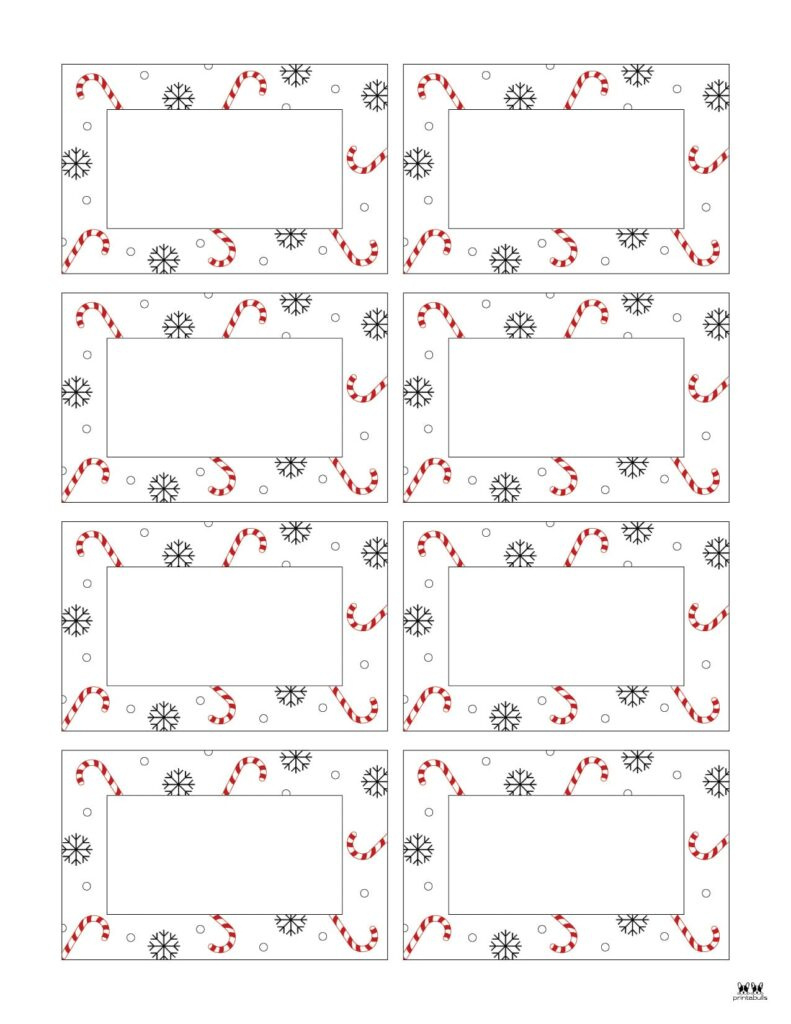 Name Tags - 44 Unique Designs - Free | Printabulls intended for Christmas Name Tags For Table Printable