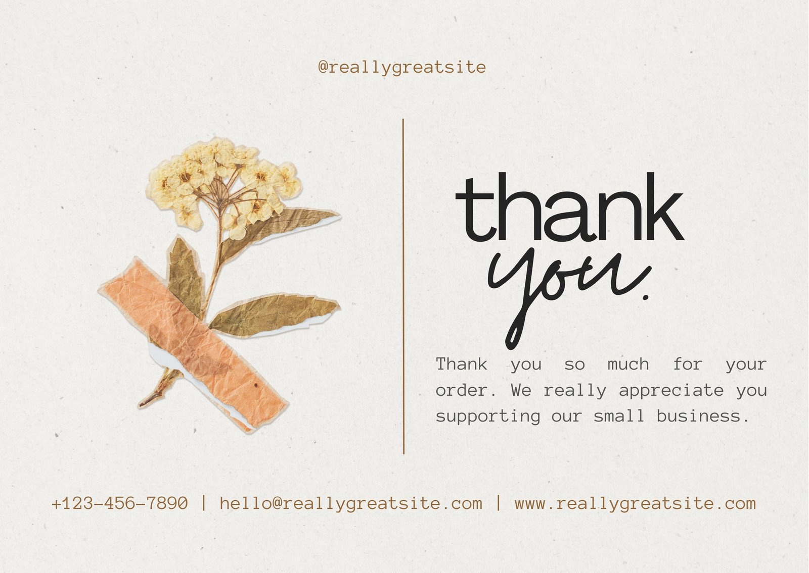 Printable, Customizable Thank You Card Templates | Canva inside Thank You Card Template Word