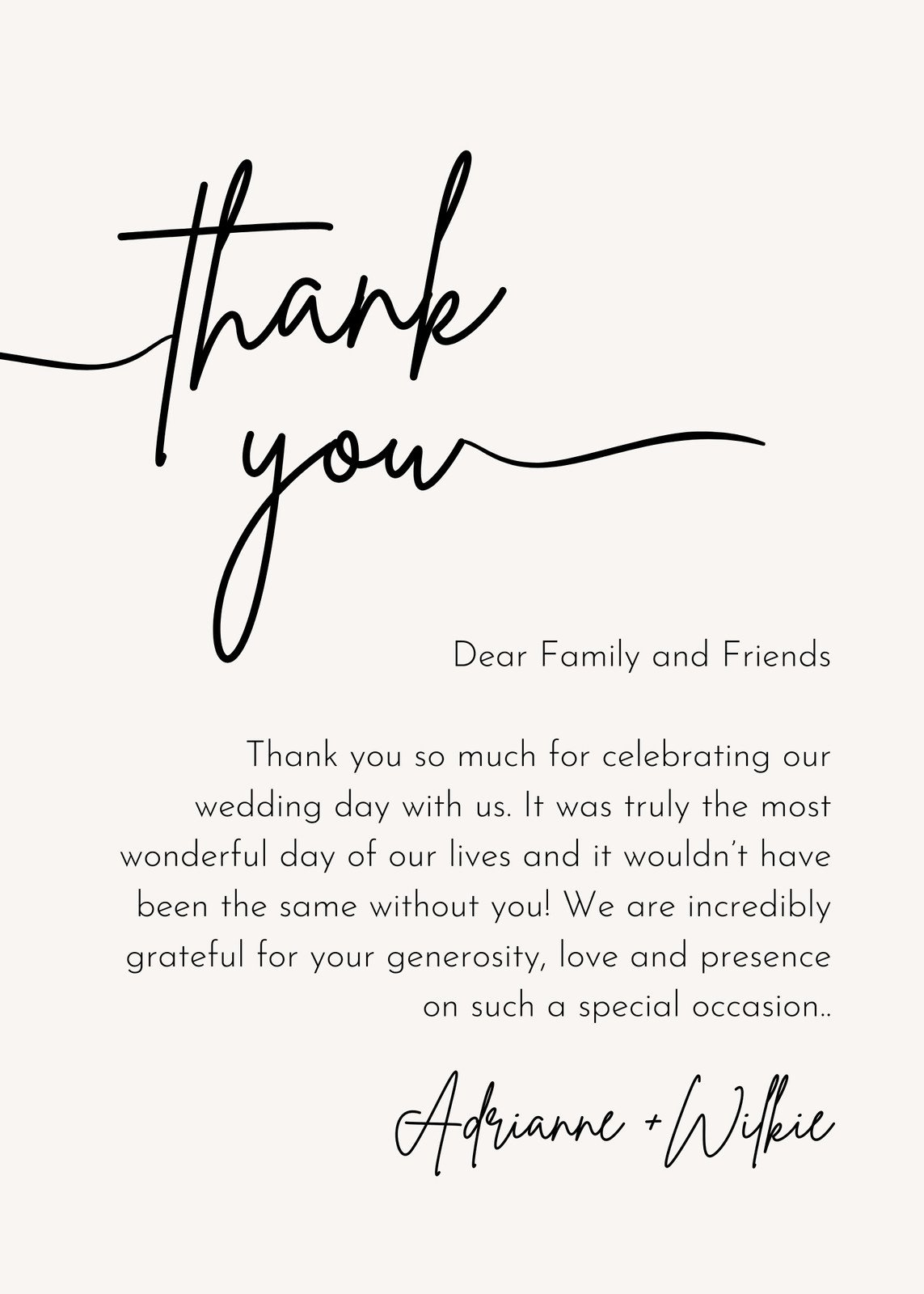 Printable, Customizable Thank You Card Templates | Canva with Free Love Printable Cards For Thank You