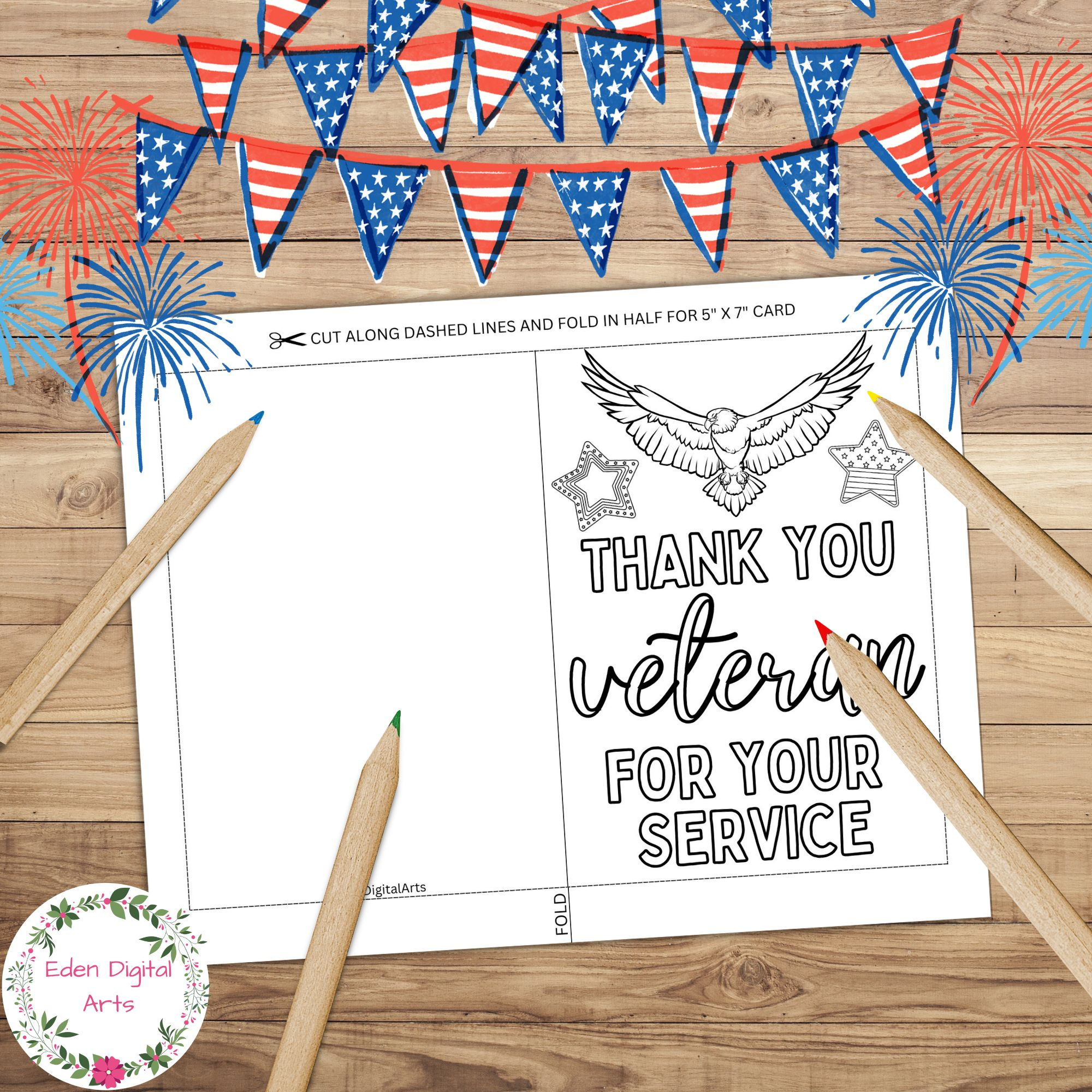 Veteran&amp;#039;S Day Coloring Thank You Cards Military Appreciation Fun with Veteran Thank You Cards Printable